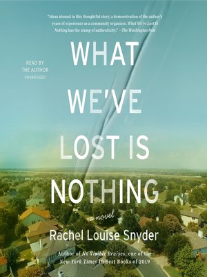 cover image of What We've Lost Is Nothing